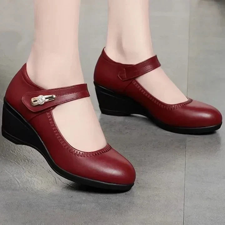 Nathalie | Chaussures élégantes à talon moyen, confort absolu