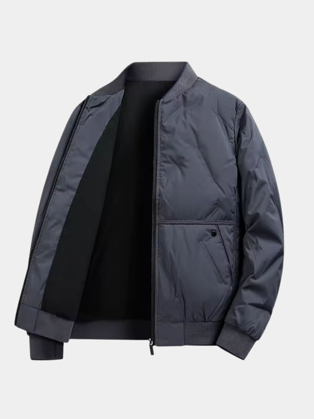 FLORIAN | Blouson aviateur en coton technique — coupe taillée premium