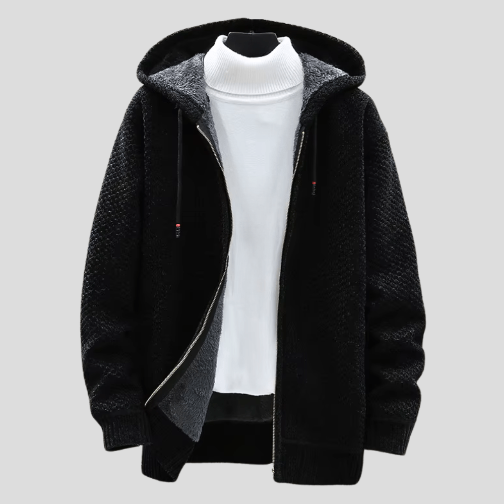 VESTE ÉLÉGANTE AVEC CAPUCHE
