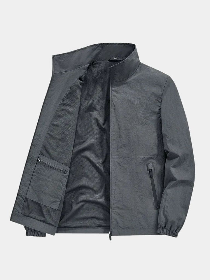 JACQUES | Veste utility zippée en coton technique — coupe contemporaine