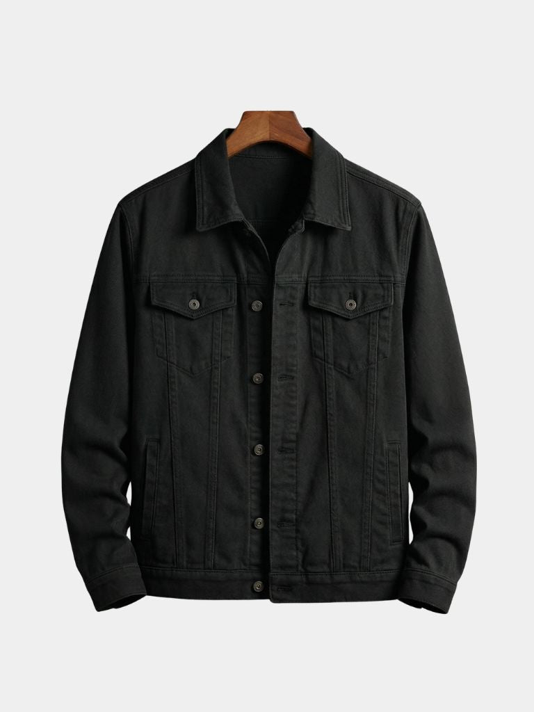 GÉRARD | Veste trucker en coton brossé — coupe droite