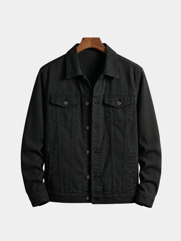 GÉRARD | Veste trucker en coton brossé — coupe droite