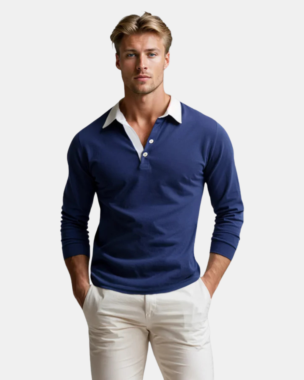 PULL POLO DÉCONTRACTÉ POUR HOMMES