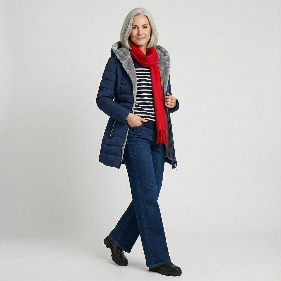 Manteau Louise | Doudoune Cintrée à Doublure Nuage