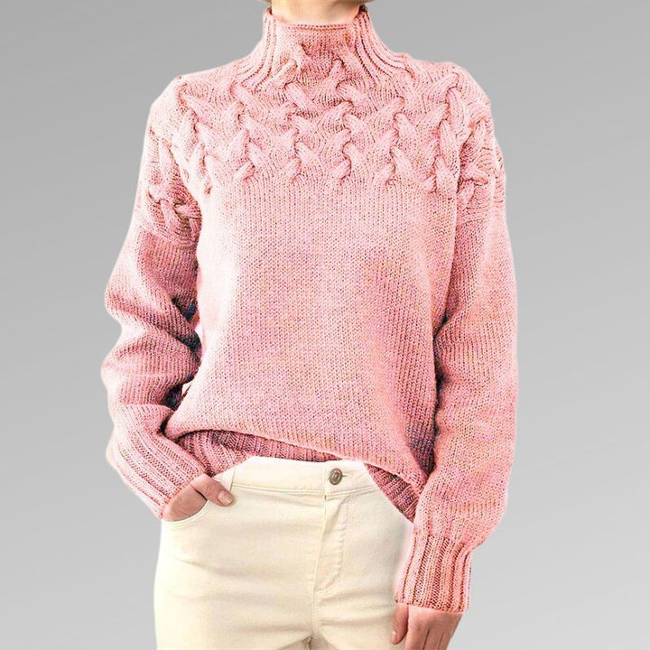 Victoire | Pull Maille Torsadée Élégante