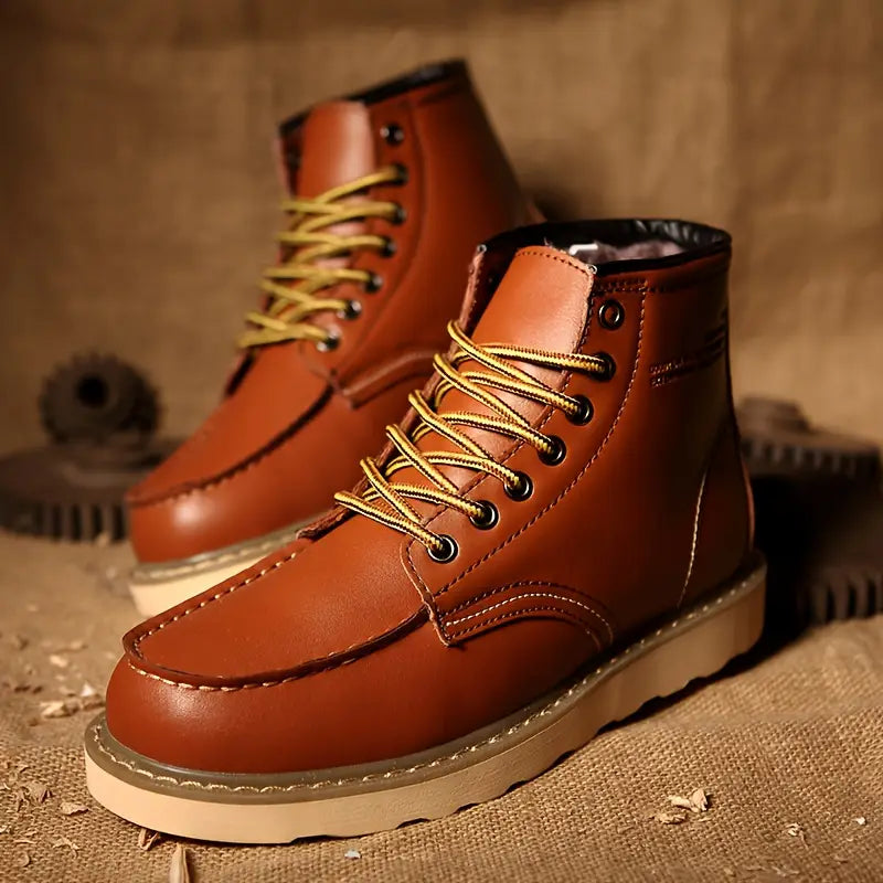 BOTTES CLASSIQUES À DENTELLES POUR HOMMES