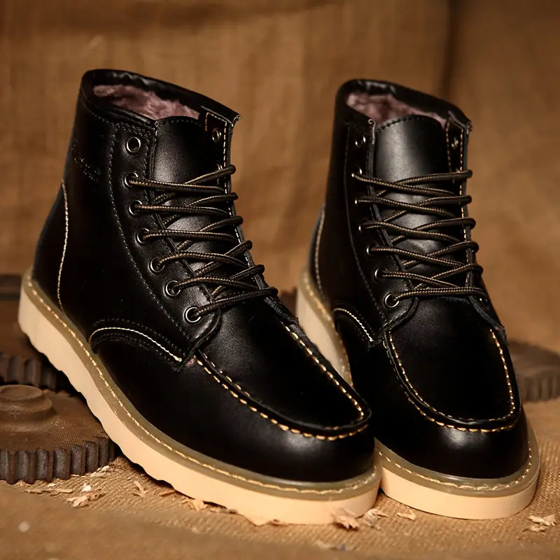 BOTTES CLASSIQUES À DENTELLES POUR HOMMES