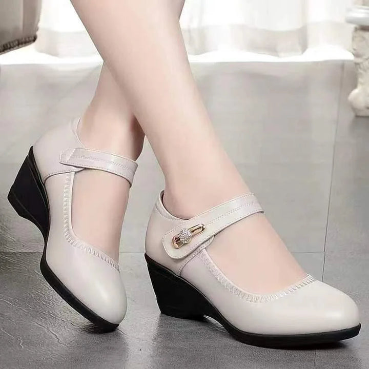 Nathalie | Chaussures élégantes à talon moyen, confort absolu