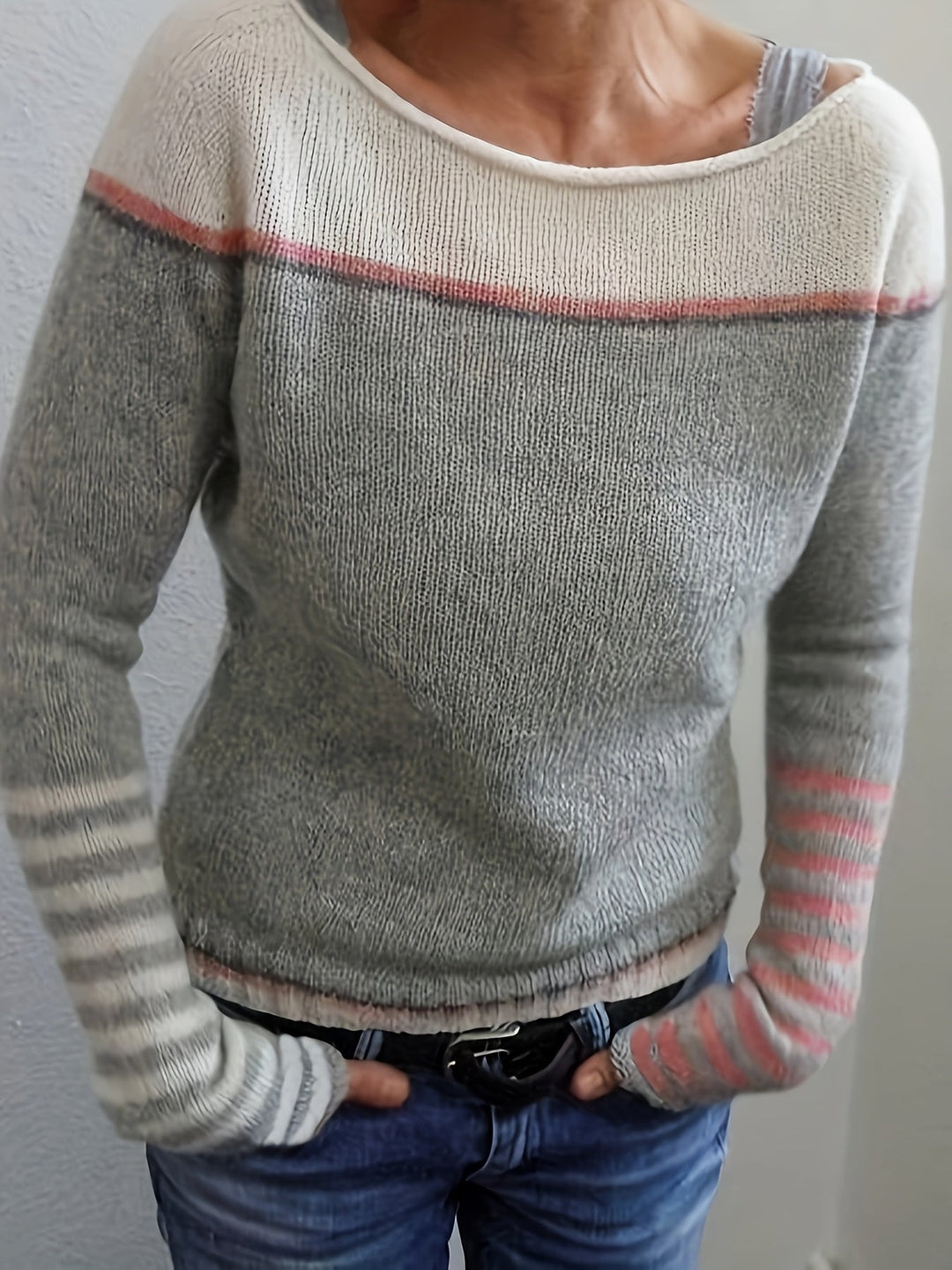 Élodie | Pull Rayures Douces