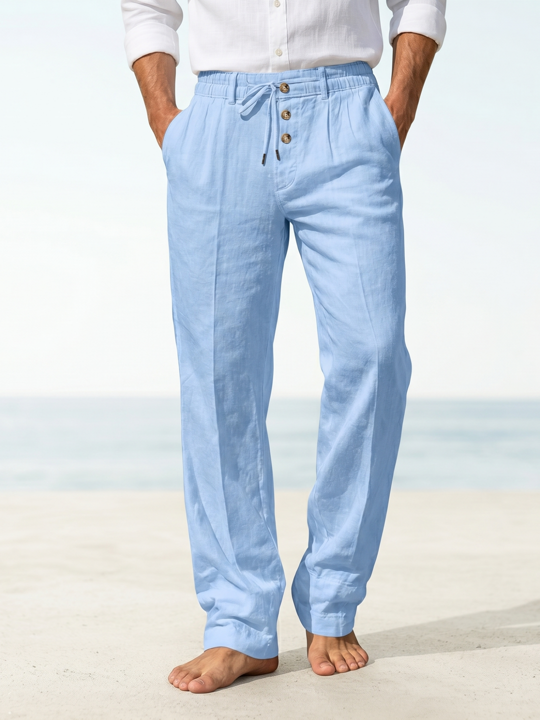 MATTEO | Pantalon en lin, léger et confortable