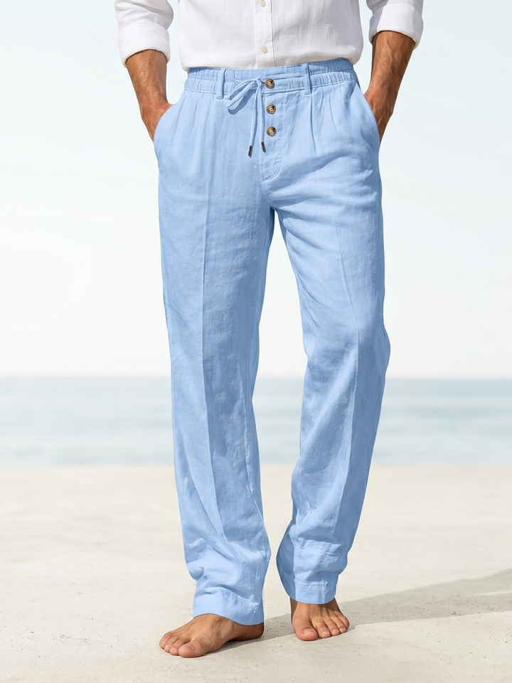MATTEO | Pantalon en lin, léger et confortable