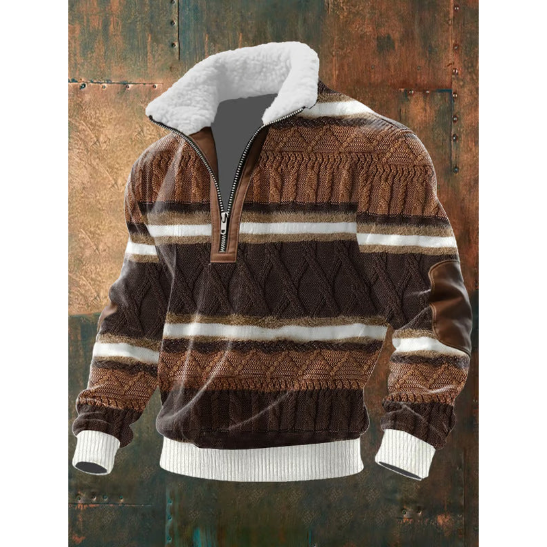 PULL À COL HAUT EN POLAIRE
