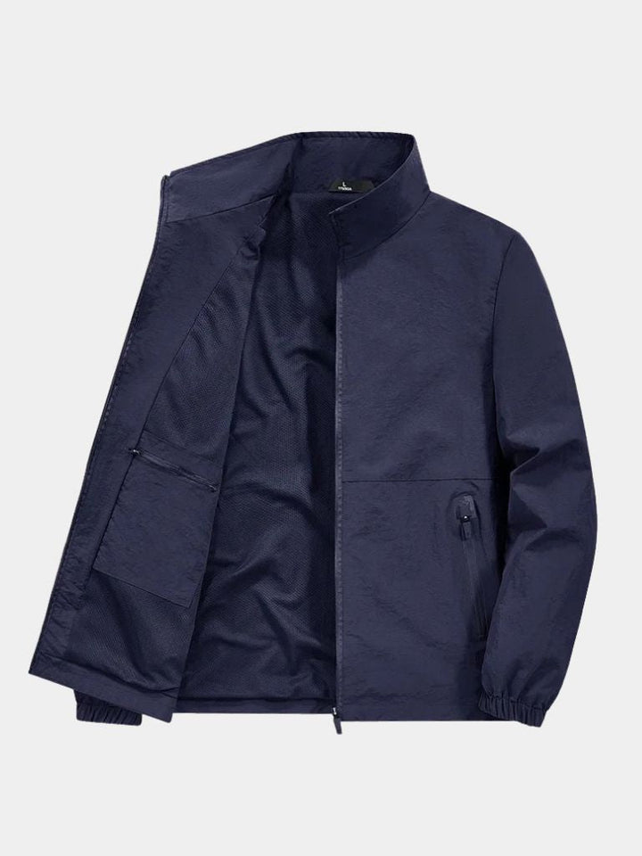 JACQUES | Veste utility zippée en coton technique — coupe contemporaine