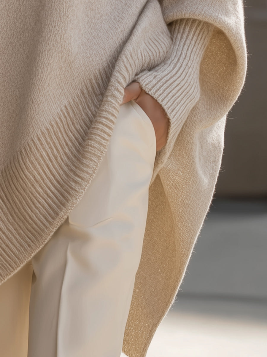 Jeanne | Pull ample en cachemire col rond