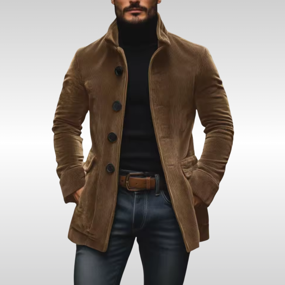 VESTE CÔTELÉE ÉLÉGANTE POUR HOMME