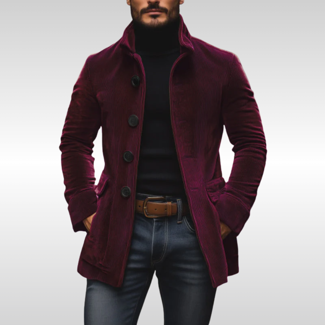 VESTE CÔTELÉE ÉLÉGANTE POUR HOMME