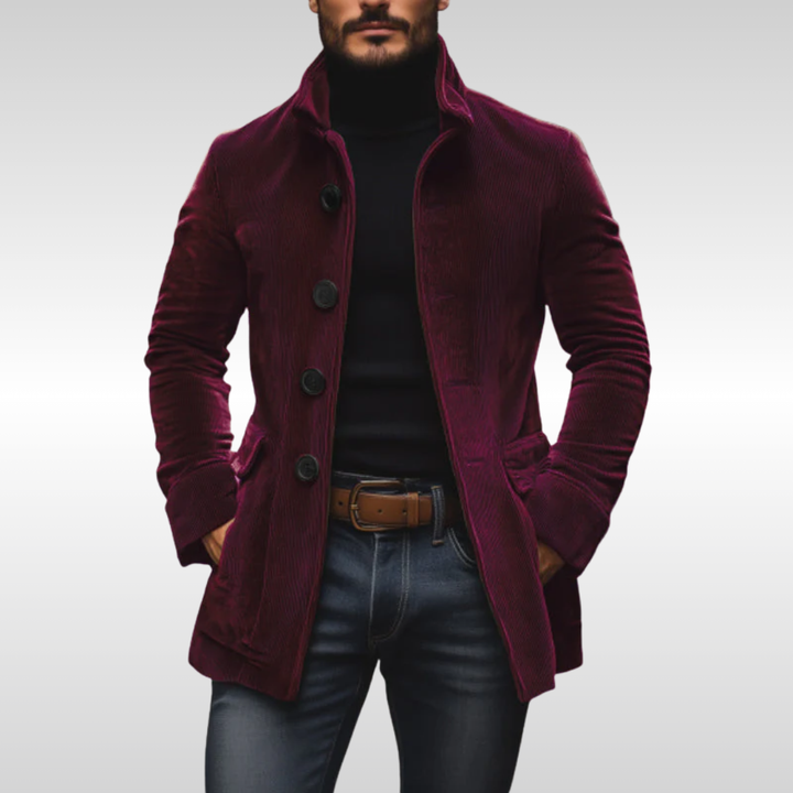 VESTE CÔTELÉE ÉLÉGANTE POUR HOMME
