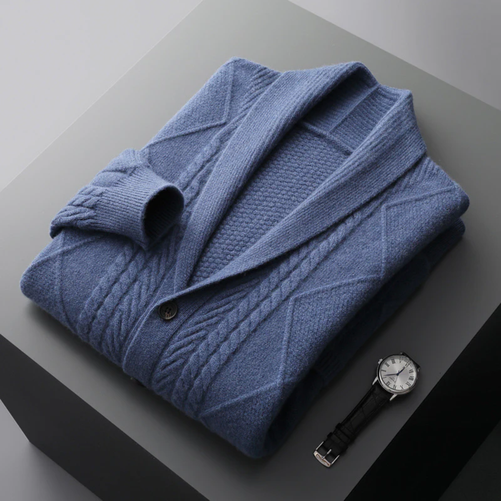 Savoca Merino Wool Cardigan