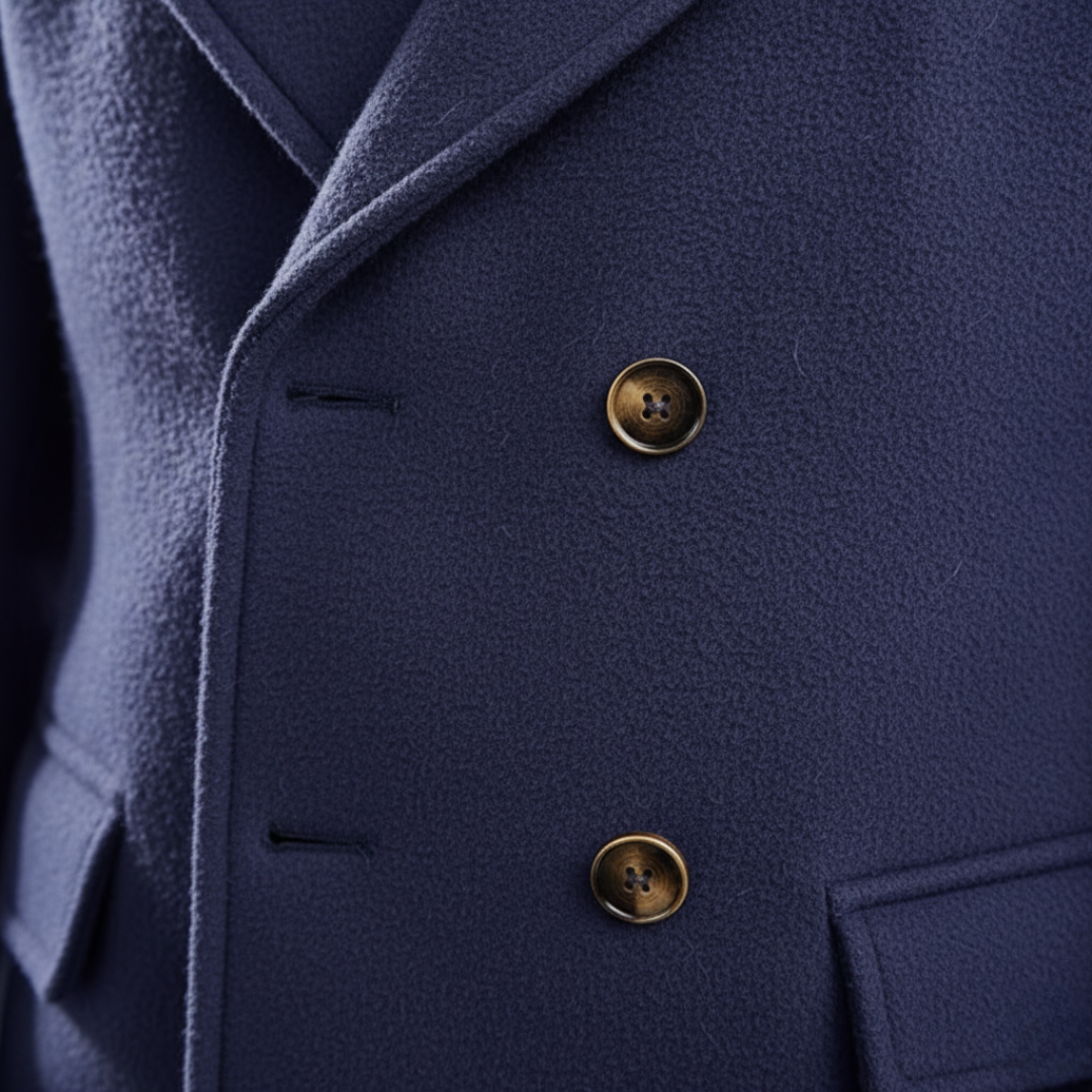 MANTEAU CLASSIQUE EN LAINE POUR HOMME
