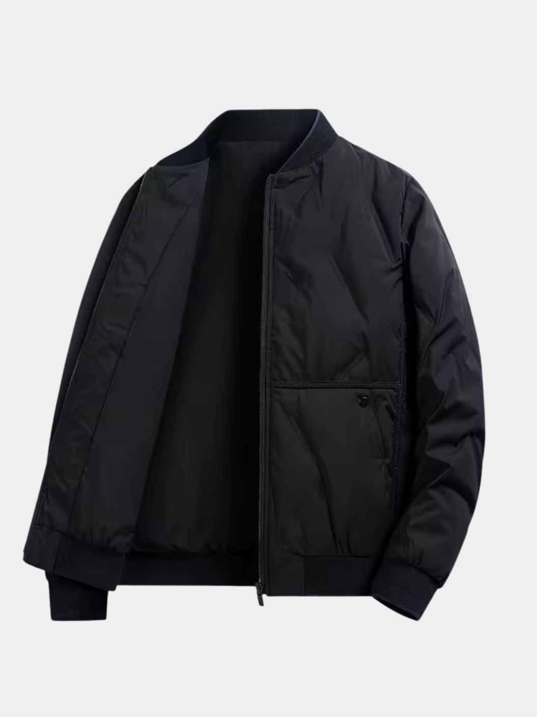 FLORIAN | Blouson aviateur en coton technique — coupe taillée premium