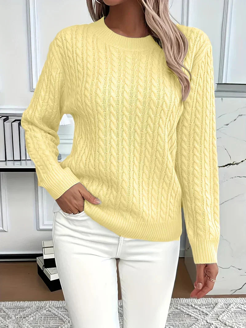 Zoe | Pull en tricot à cable