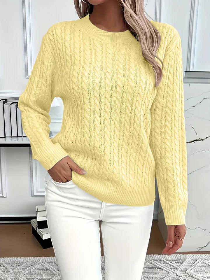 Zoe | Pull en tricot à cable
