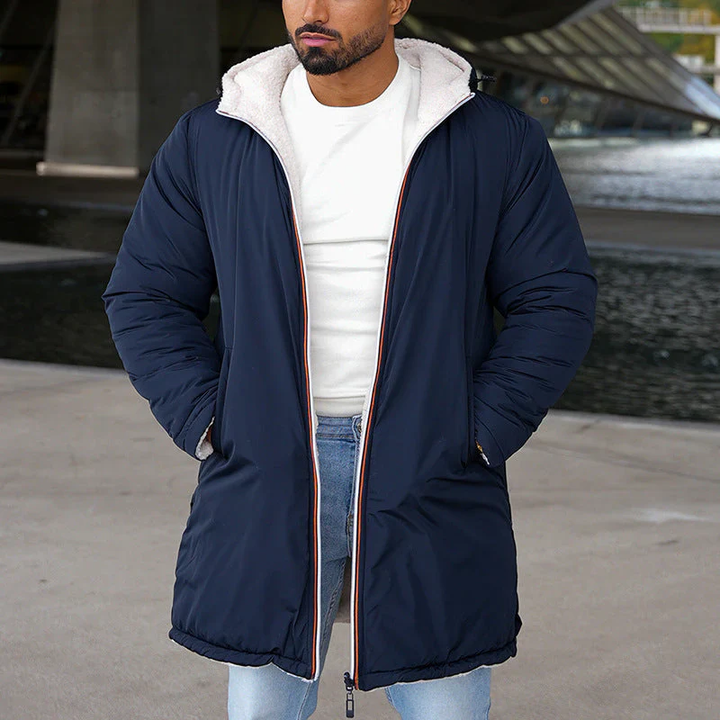 VESTE RÉVERSIBLE ÉLÉGANTE POUR HOMME