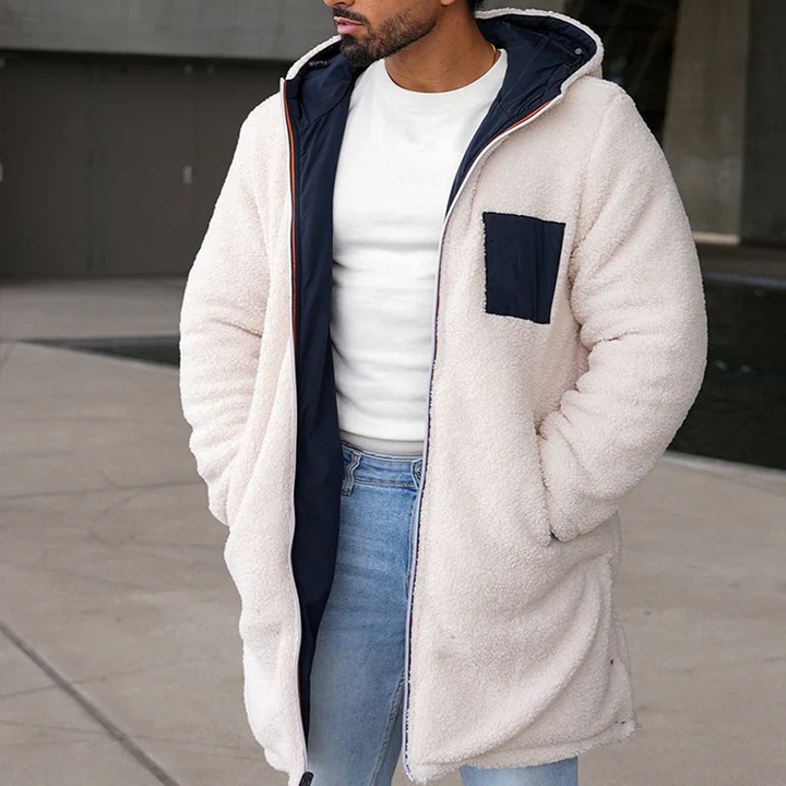 VESTE RÉVERSIBLE ÉLÉGANTE POUR HOMME
