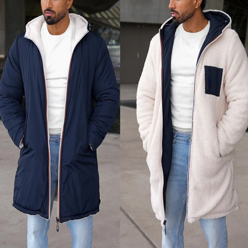 VESTE RÉVERSIBLE ÉLÉGANTE POUR HOMME