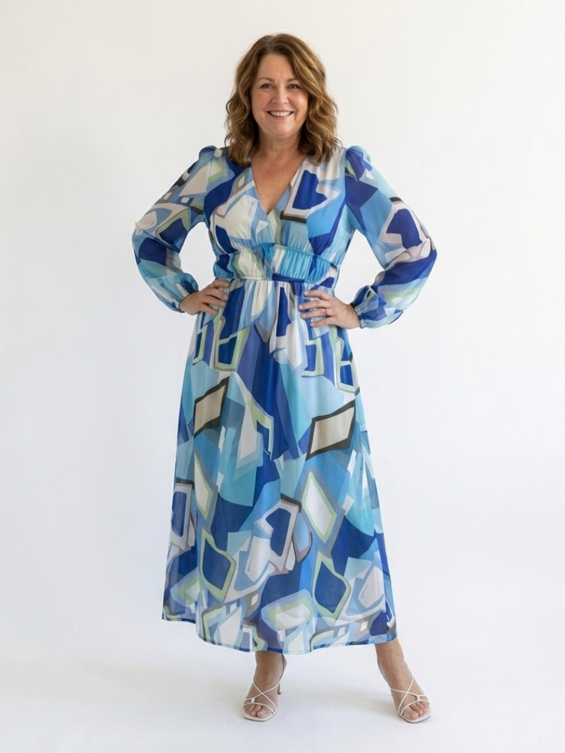 Althea | Robe Maxi à Manches Longues Fleurie