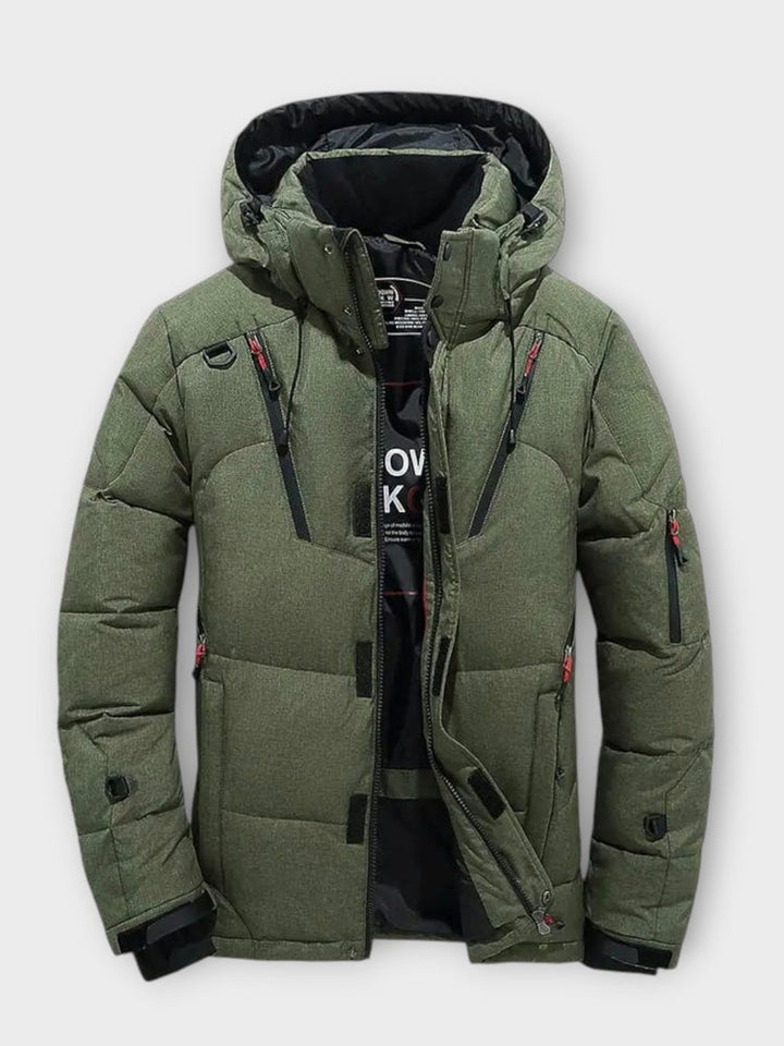 VESTE D'HIVER SOLIDE POUR HOMME
