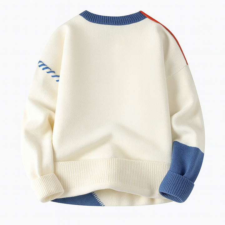 PULL PATCHWORK POUR HOMME