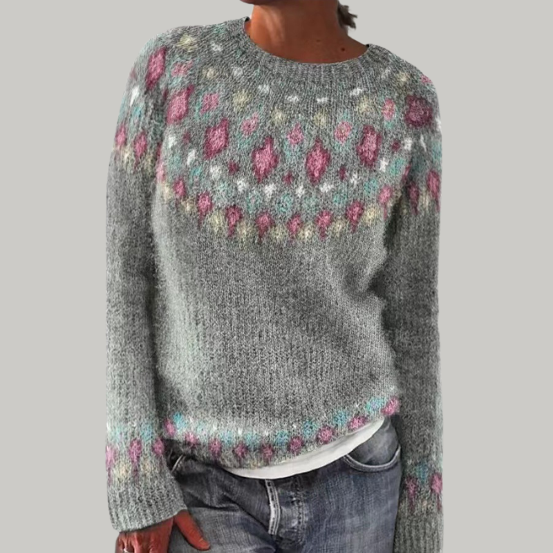 Solveig | Pull Motif Nordique Doux