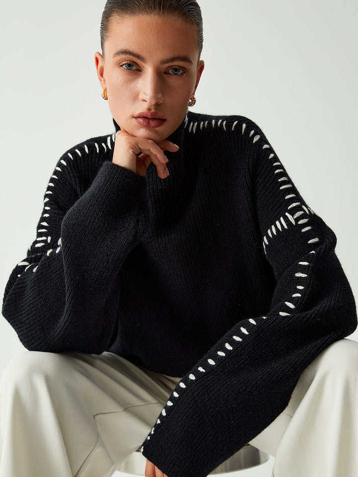 Éliane | Pull Découpes Élégantes