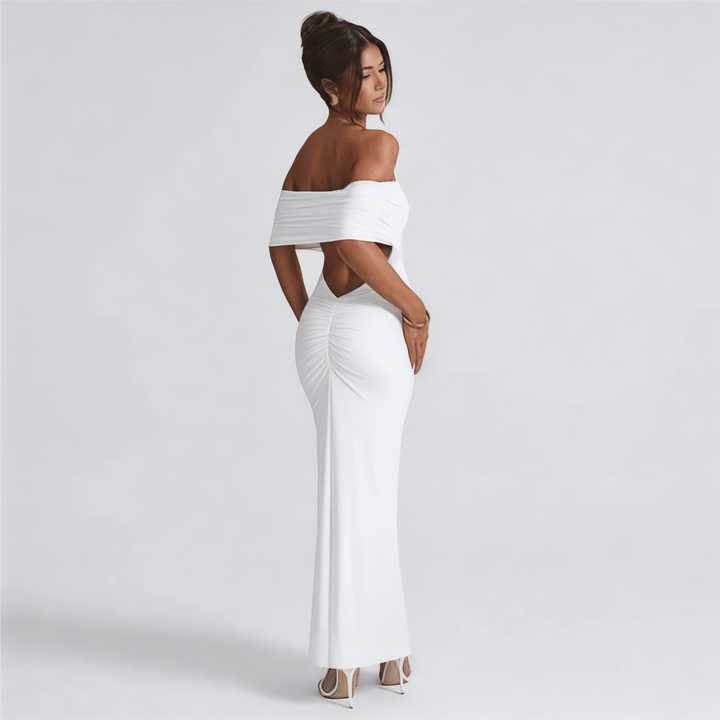 Camille Cannes | Robe Longue Élégante Sans Bretelles