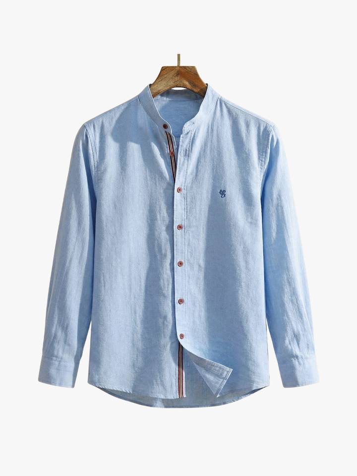 CHEMISE À COL OFFICIER POUR HOMME