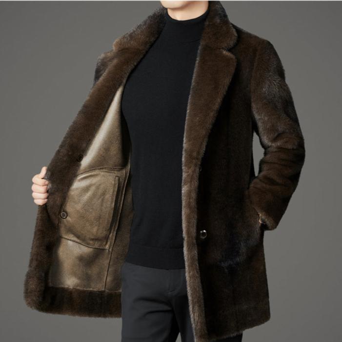 MANTEAU EN VISON DE LUXE