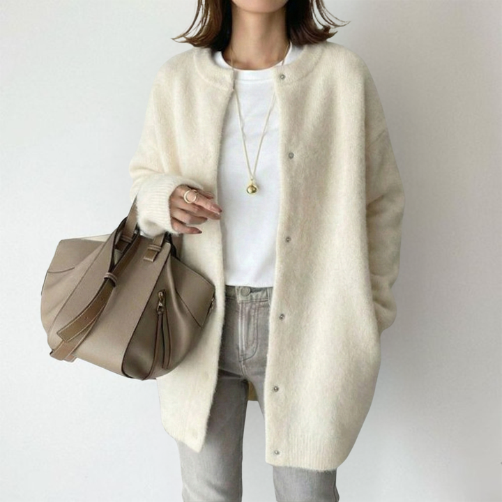 Blandine | Gilet long en cachemire