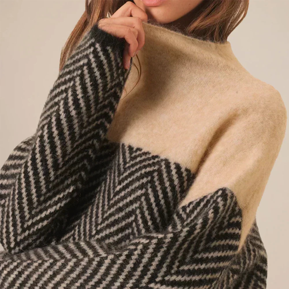 Mira | Pull Torsadé Élégant