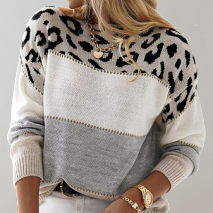 Ophélie | Pull Léopard Élégance