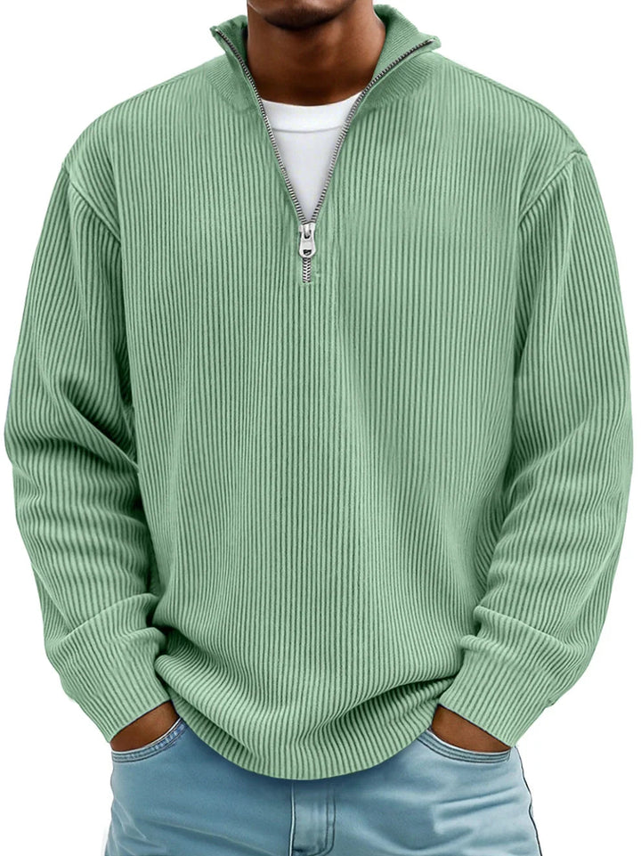 PULL TENDANCE AVEC ZIP MOYEN HOMME
