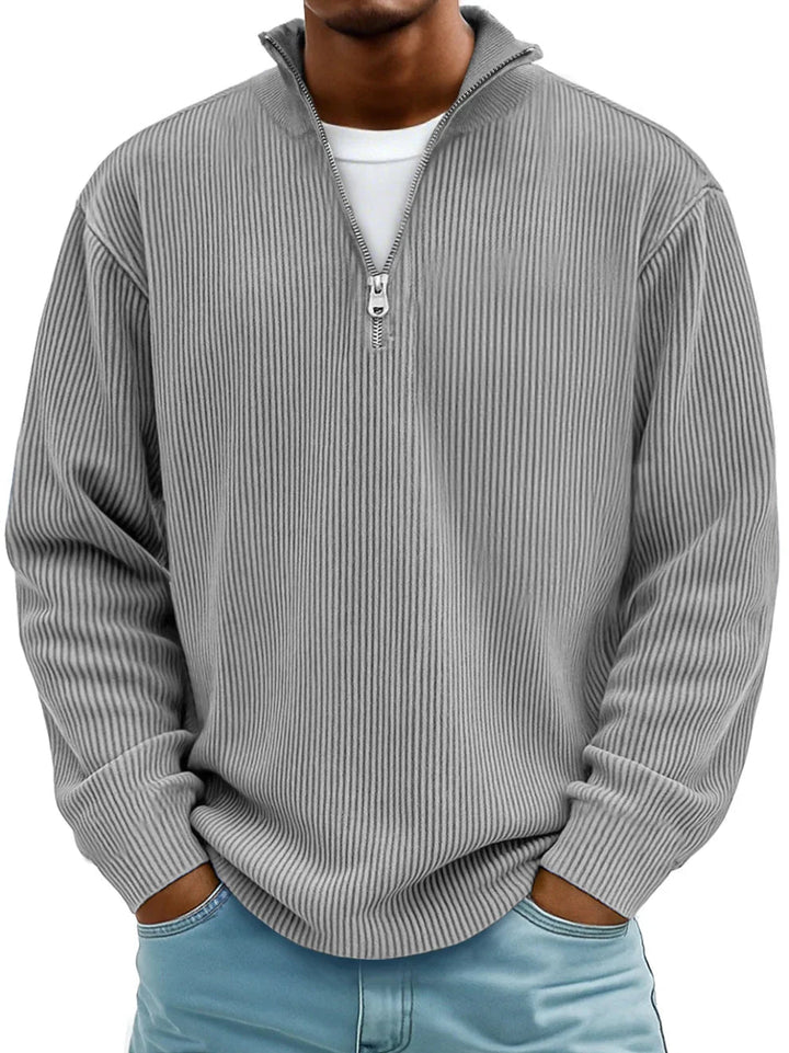 PULL DEMI-ZIP POUR HOMME