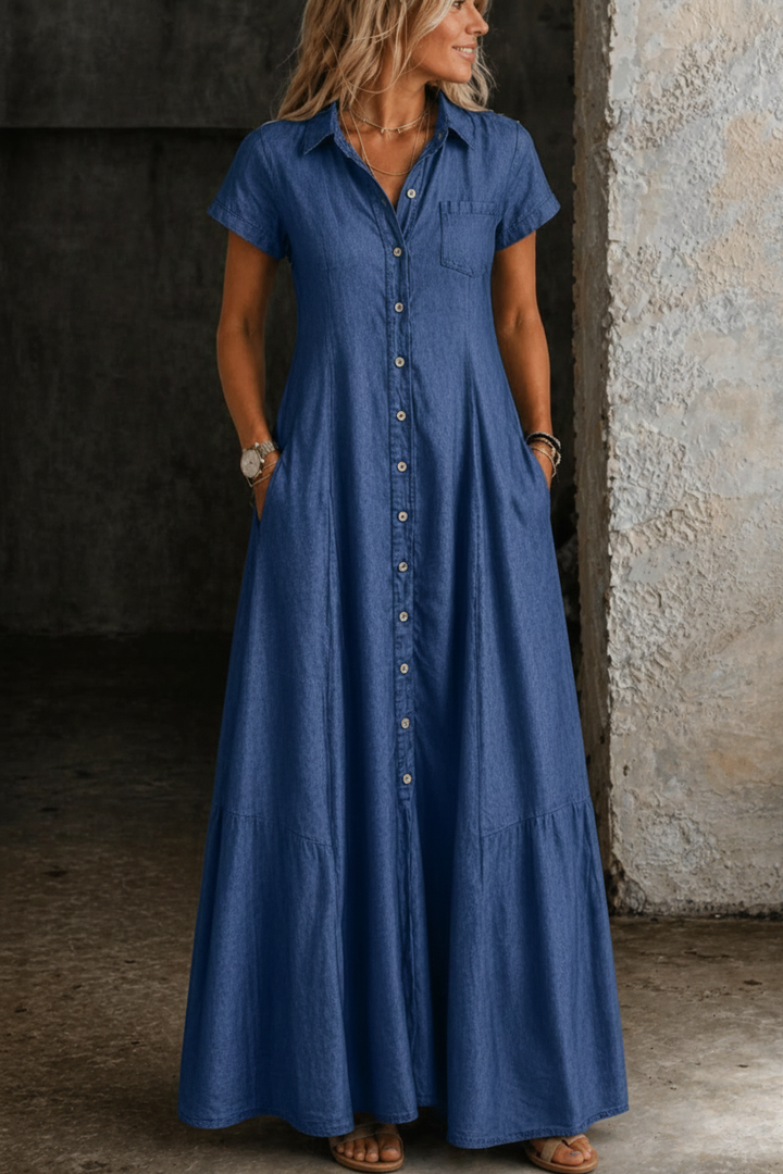 SIDONIE | Robe Longue en Jean