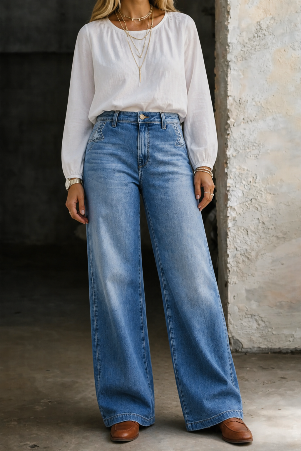 SUZANNE | Jean Taille Haute Vintage