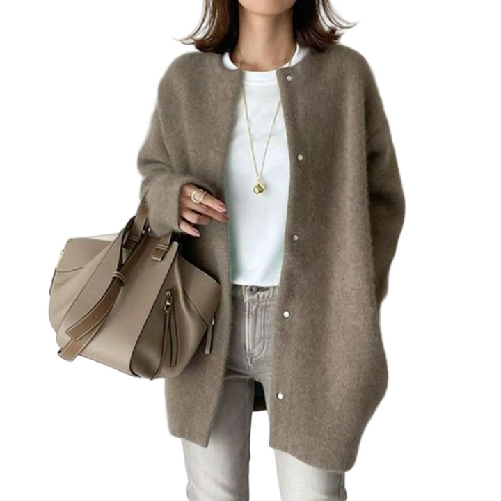 Blandine | Gilet long en cachemire
