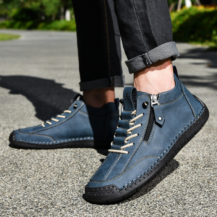 CHAUSSURES EN NABUK AVEC ZIP POUR HOMME
