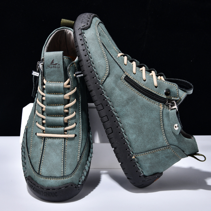 CHAUSSURES EN NABUK AVEC ZIP POUR HOMME