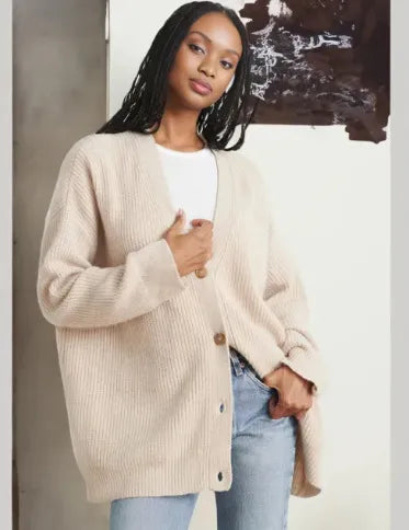 Amanda | Cardigan en cachemire col V