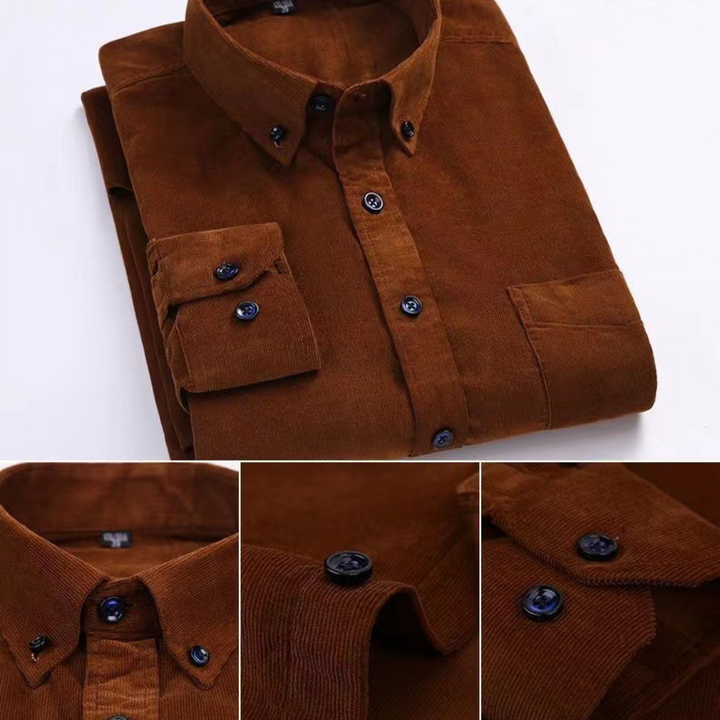 CHEMISE EN VELOURS CÔTELÉ POUR HOMME
