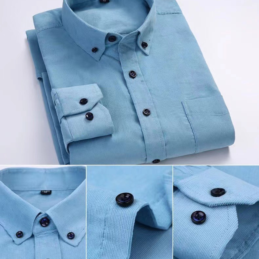CHEMISE EN VELOURS CÔTELÉ POUR HOMME